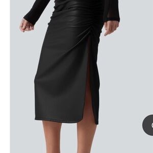 Halara Black Midi Skirt